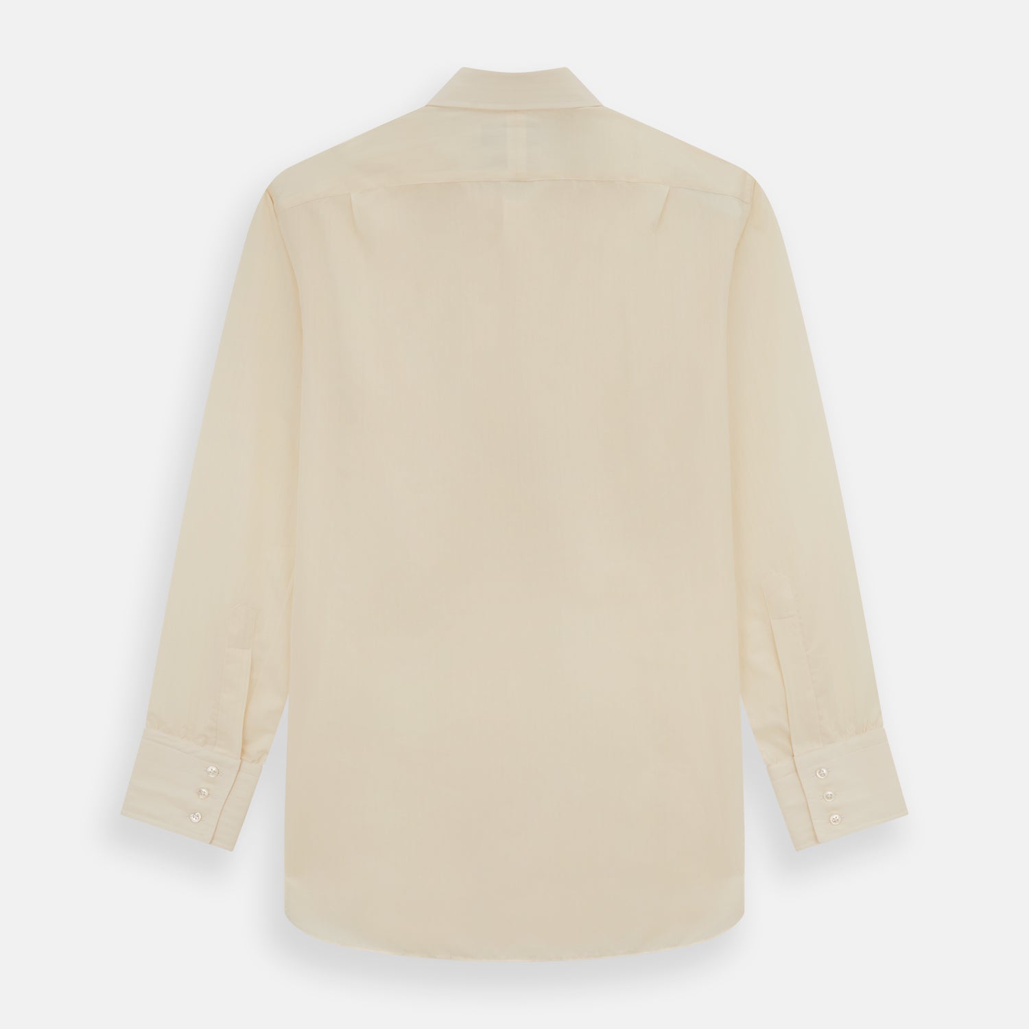 View 3 of product Cream Fine Pencil Stripe Mayfair Shirt