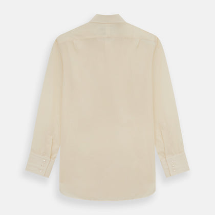 Cream Fine Pencil Stripe Mayfair Shirt Image 2