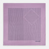 View 3 of product Lilac Stripe Silk Pocket Square