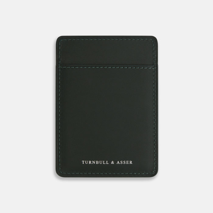 Forest Green Two-slot Card Case