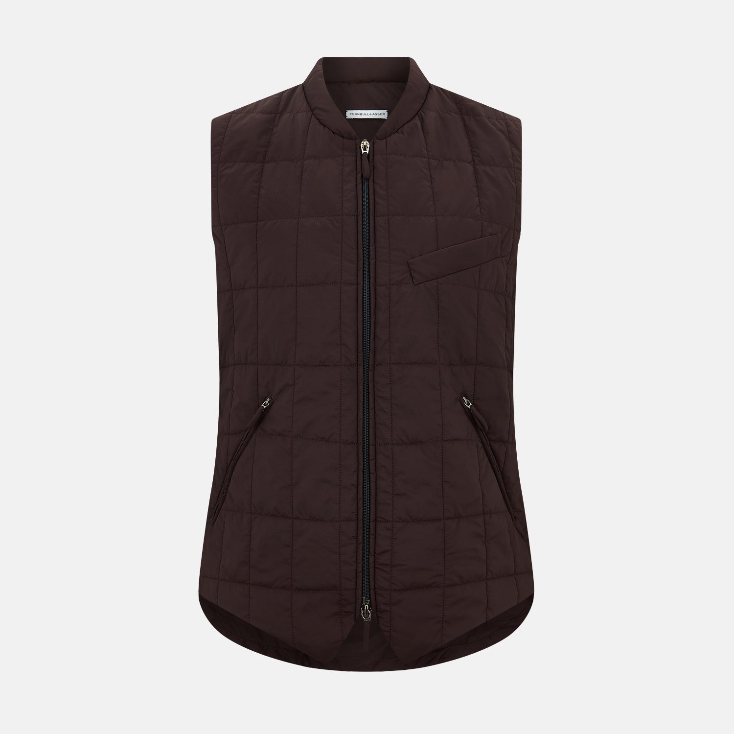 Image 1 of product Burgundy Quilted Gilet