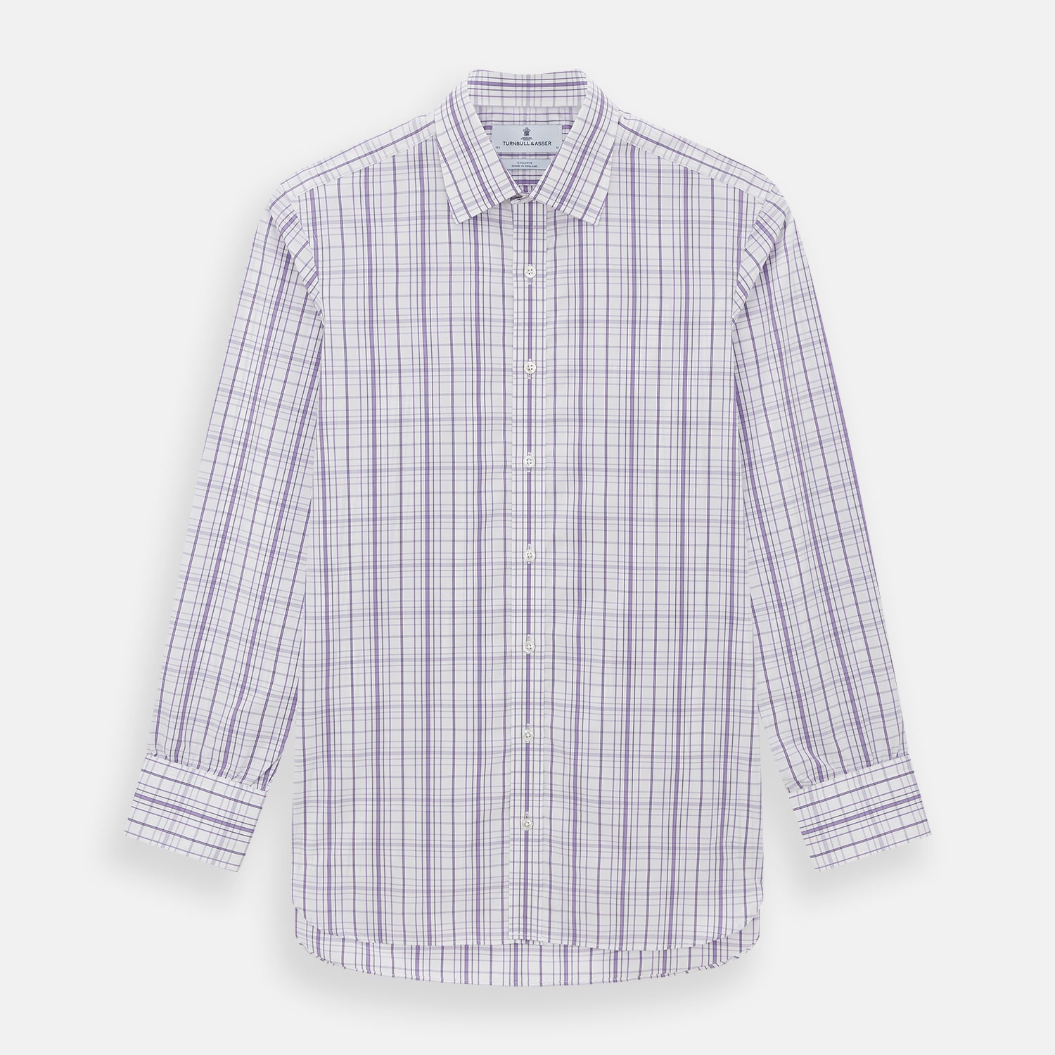 View 1 of product Purple Plaid Check Mayfair Shirt