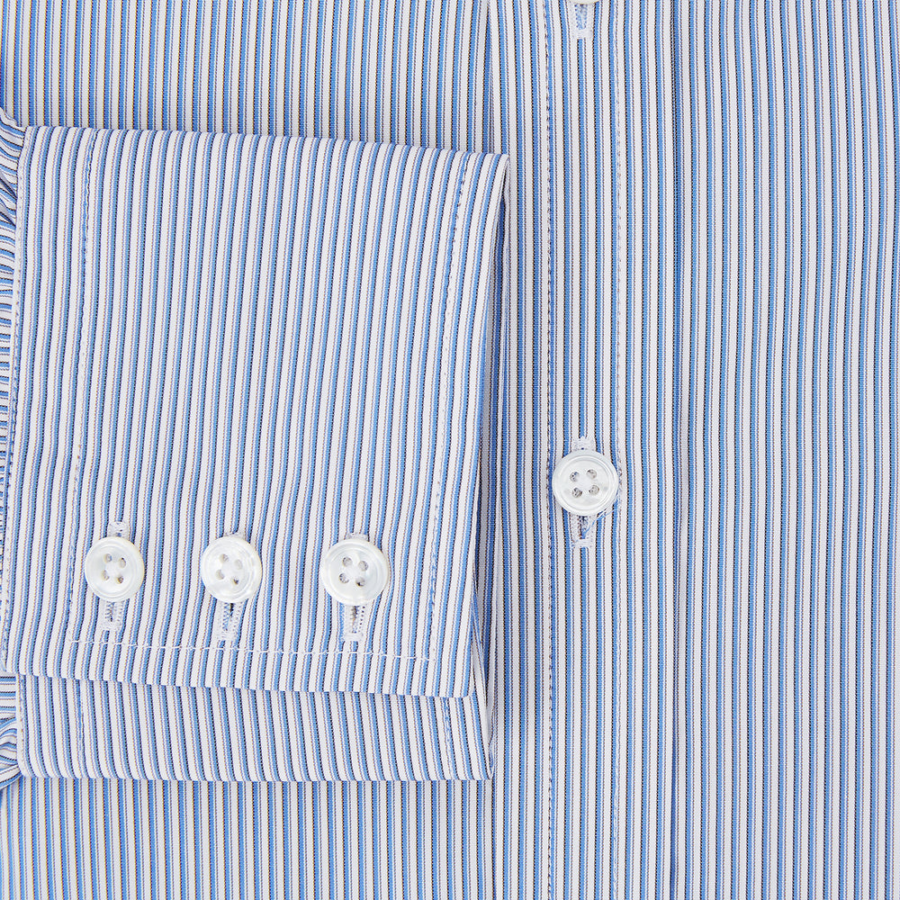 Pale Blue Pinstripe Mayfair Shirt
