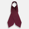 View 2 of product Blue and Burgundy Micro Dot Silk Cravat
