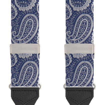 Jacquard Silk Paisley Braces Image 1