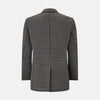 View 3 of product Fulham Shadow Grey Single-Breasted Quilted Blazer