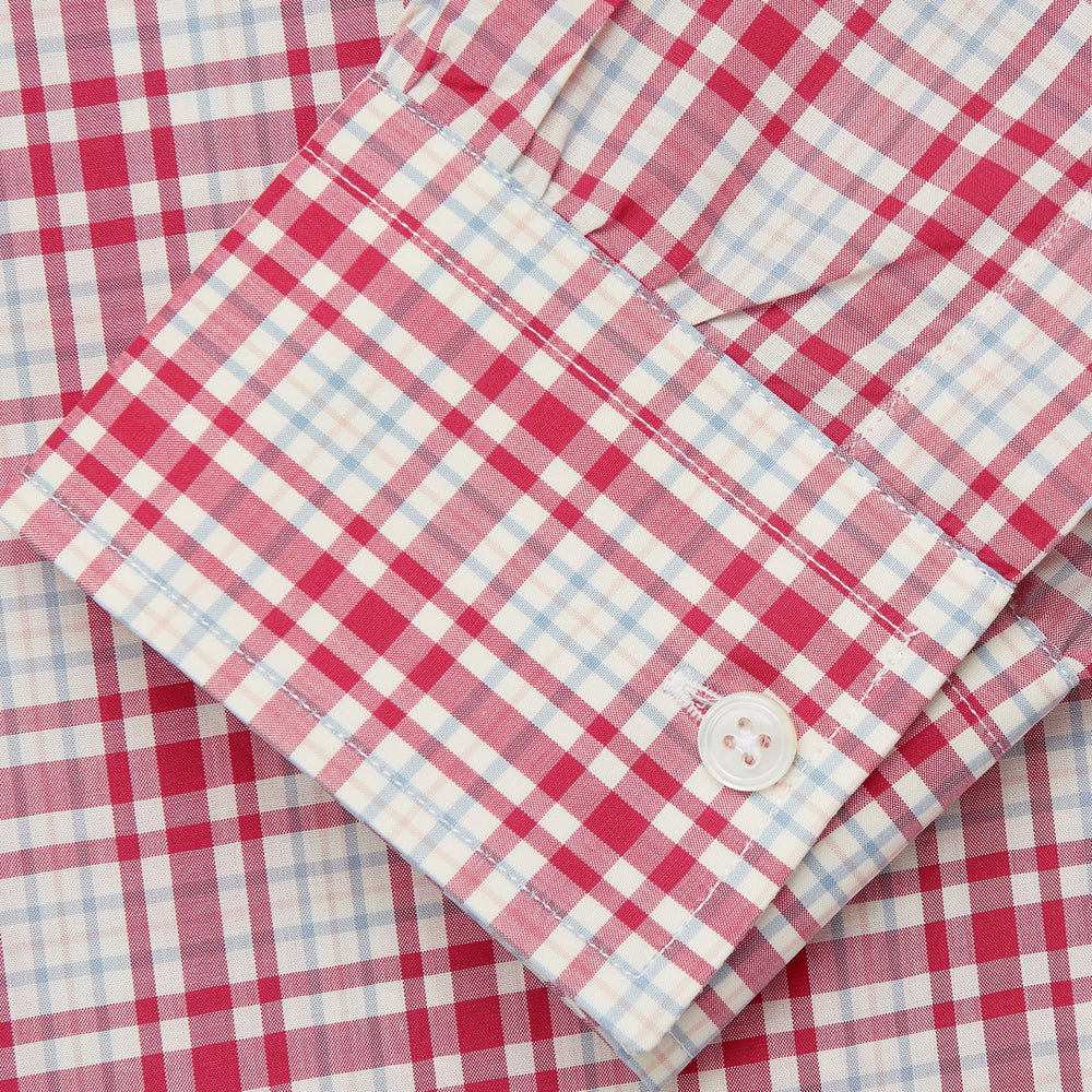 Red Check Cotton Weekend Fit Finch Shirt