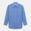 View 1 of product The World Is Not Enough Blue Cotton Istanbul Shirt As Seen on James Bond