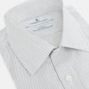 View 2 of product Midnight Blue and Grey Fine Stripe Mayfair Shirt