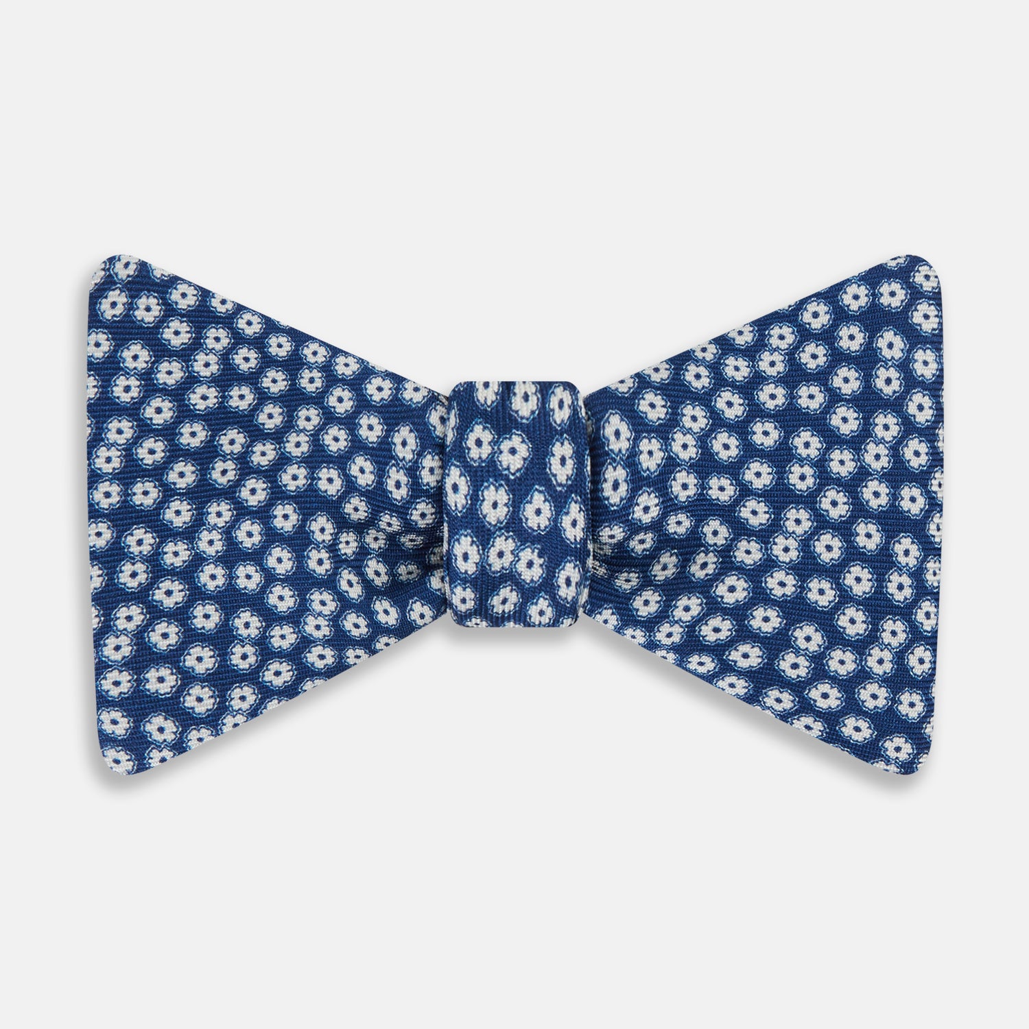 View 1 of product Azzurro Flower Patterned Silk Bow Tie