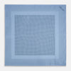 View 4 of product Pale Blue Dot Silk Pocket Square