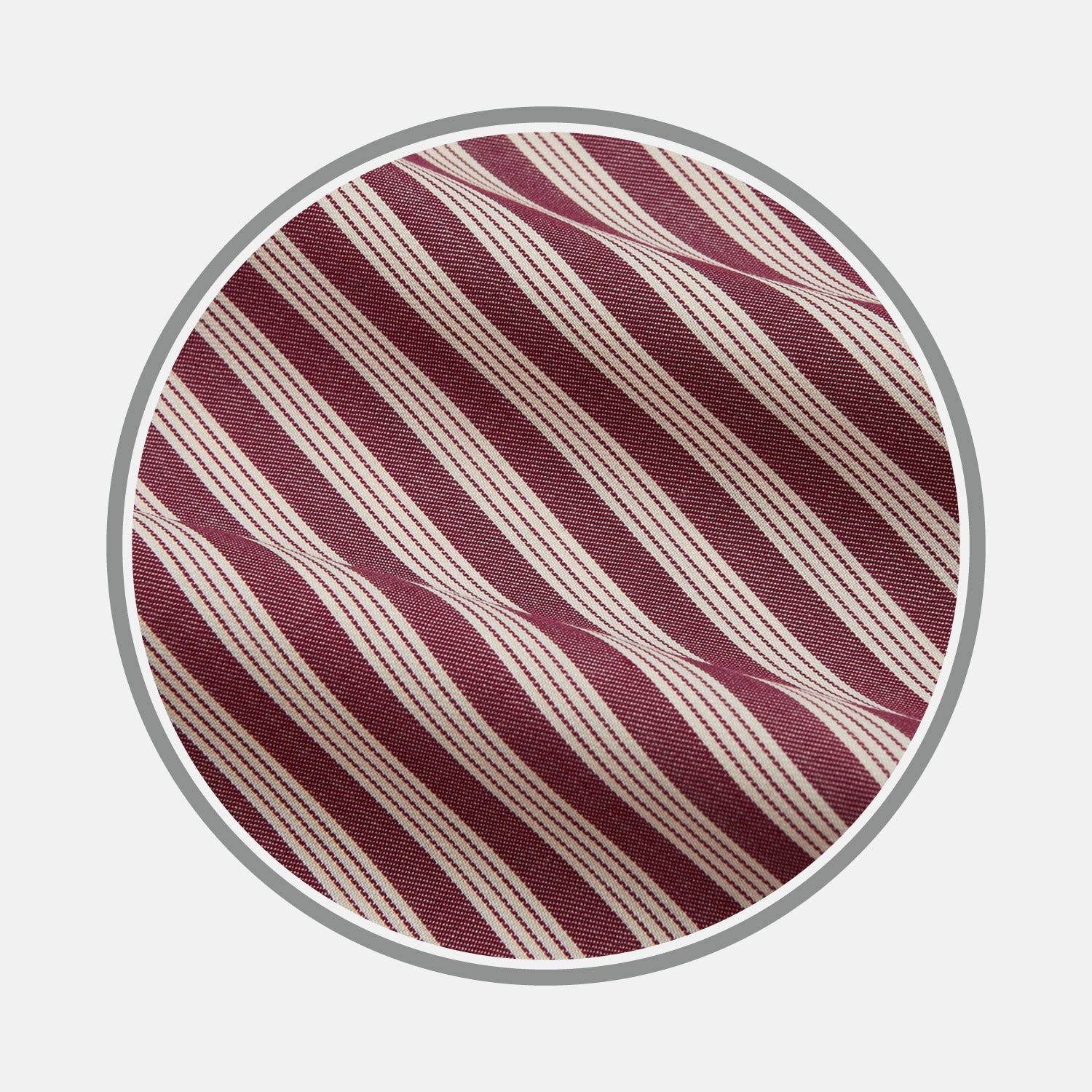 View 1 of product Burgundy Multi Stripe Wool Fabric