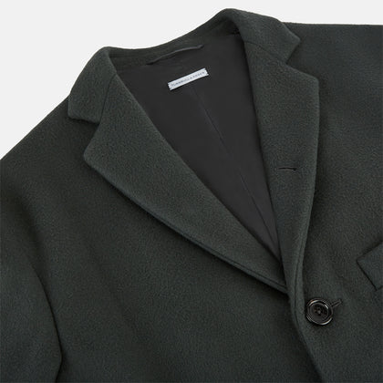 Moss Green  Apsley Single-Breasted Caban Coat