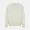 Cream Fine Merino V-Neck Jumper