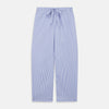 View 6 of product Women's Harriet Blue Bengal Stripe Pyjama Set