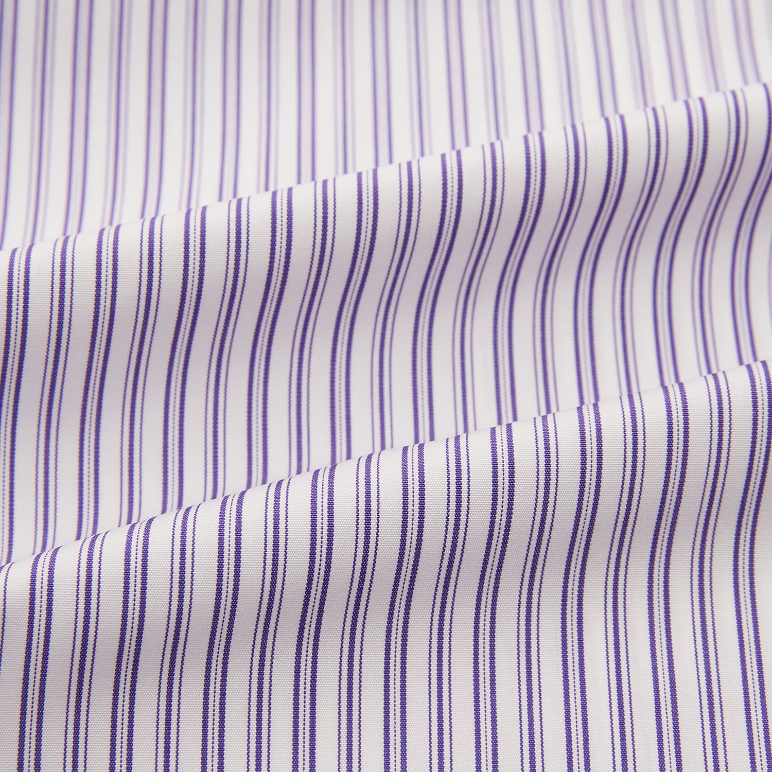 View 6 of product Purple Ticking Stripe Mayfair Shirt
