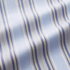 View 2 of product Pale Blue and Yellow Multi Stripe Cotton Sussex Nightshirt