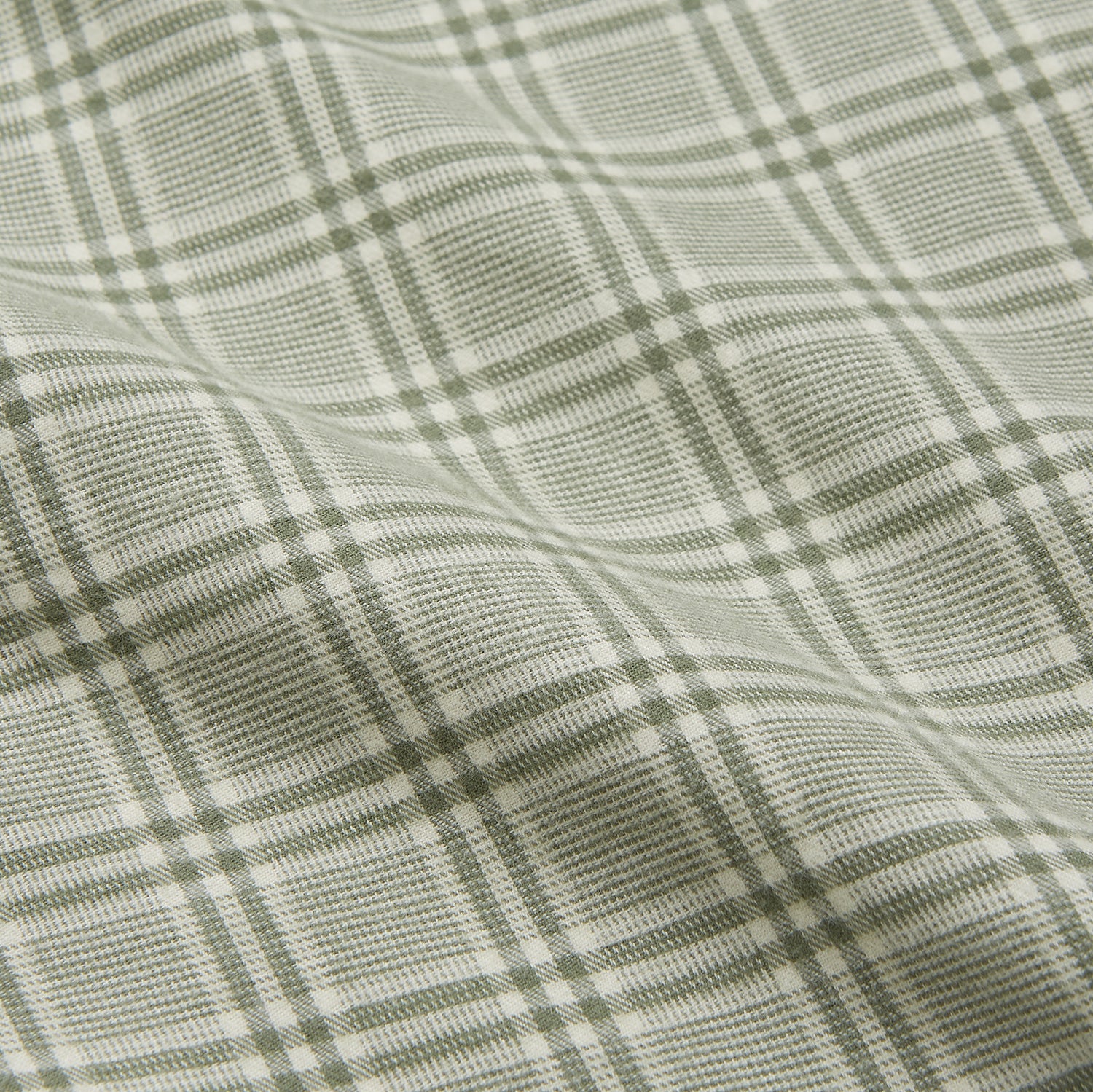 View 4 of product Green Check Modern Cotton Pyjama Set