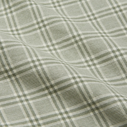 Green Check Modern Cotton Pyjama Set Image 3