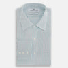 View 5 of product Forest Melange and Red Overlay Grid Check Westminster Shirt
