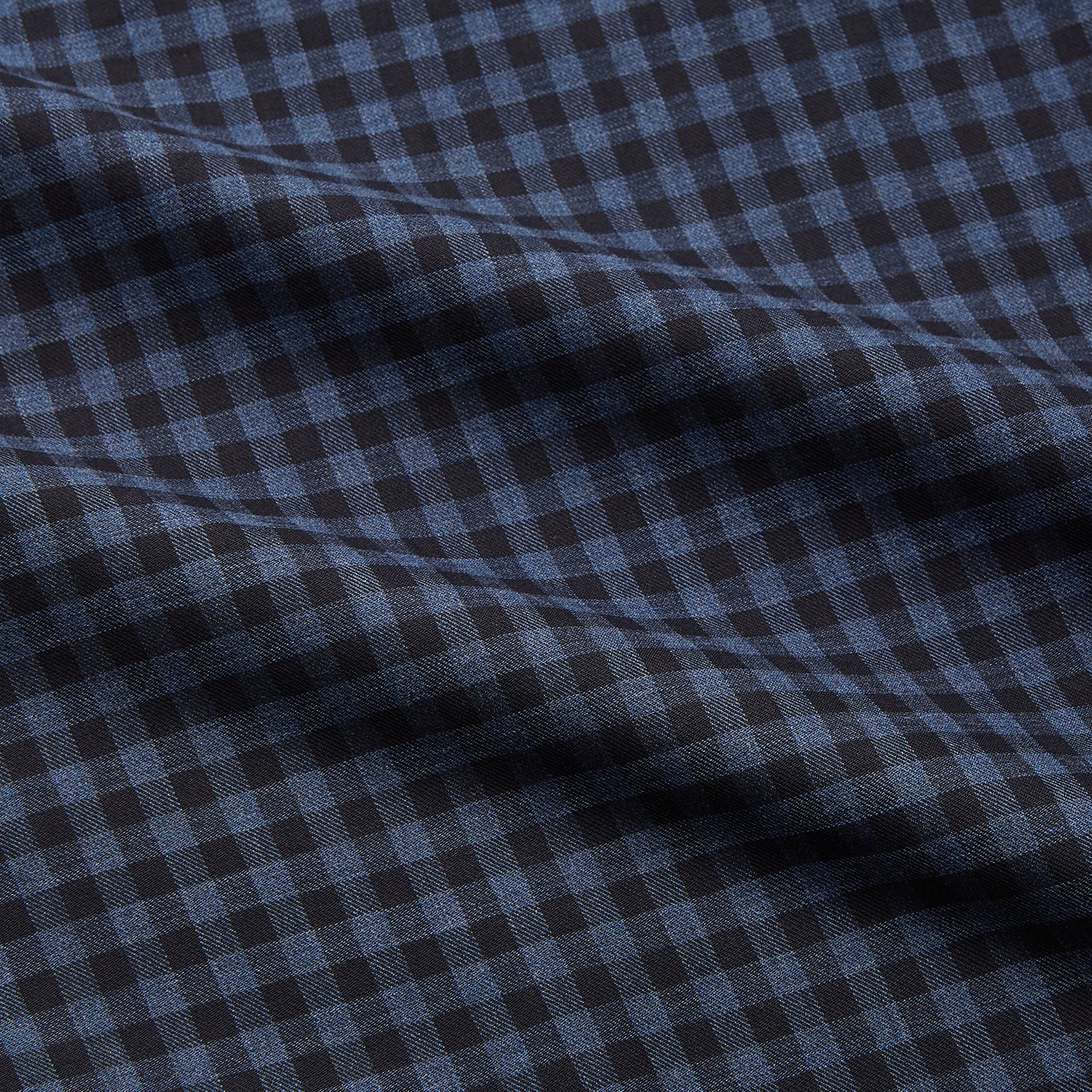 View 3 of product Navy Check Cotton Weekend Fit Blake Shirt