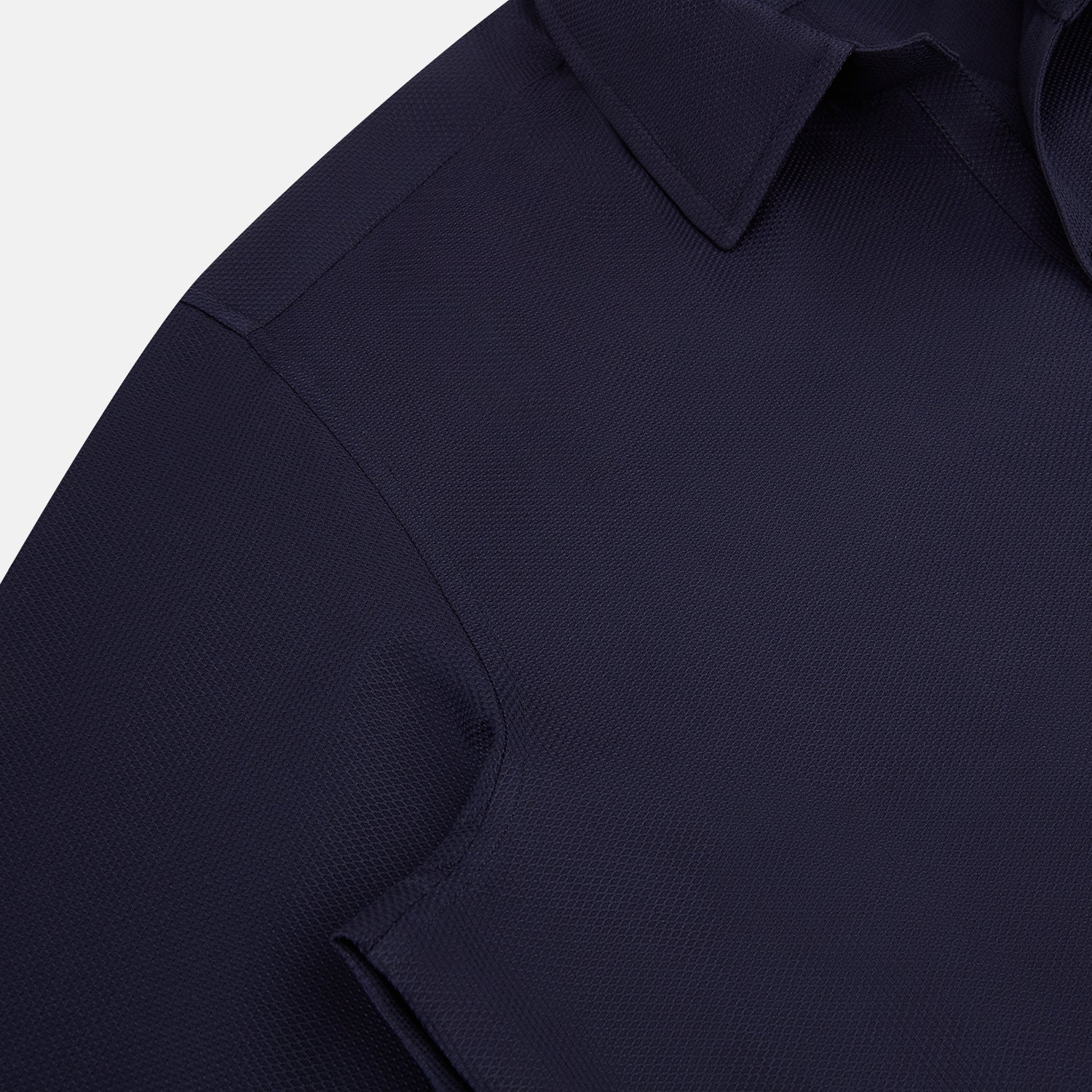 View 6 of product Navy Textured Windsor Shirt