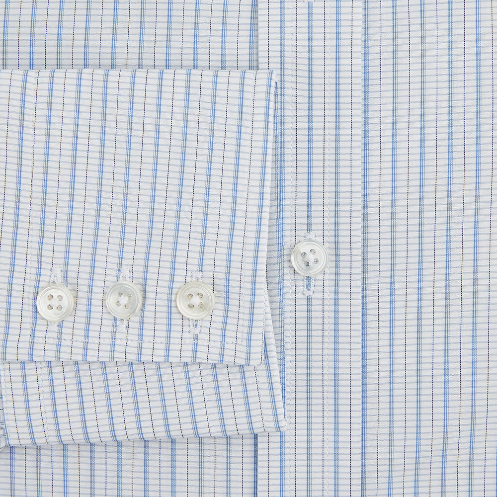 Blue Graph Check Mayfair Shirt
