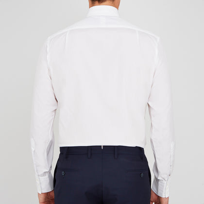 Two-Fold 200 White Cotton Shirt with Regent Collar and 3-Button Cuffs Image 2