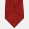 View 3 of product Red Lattice-Patterned Printed Silk Tie