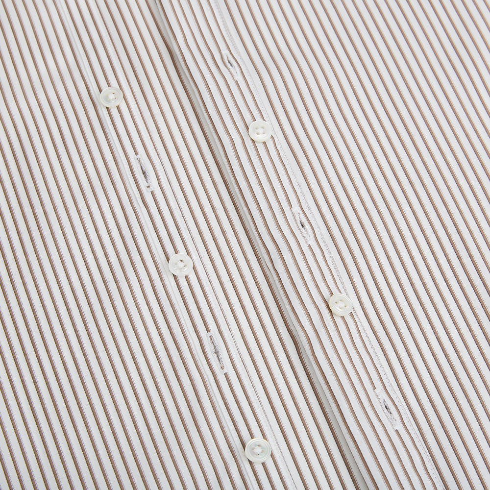 Coffee Multi Stripe Westminster Shirt