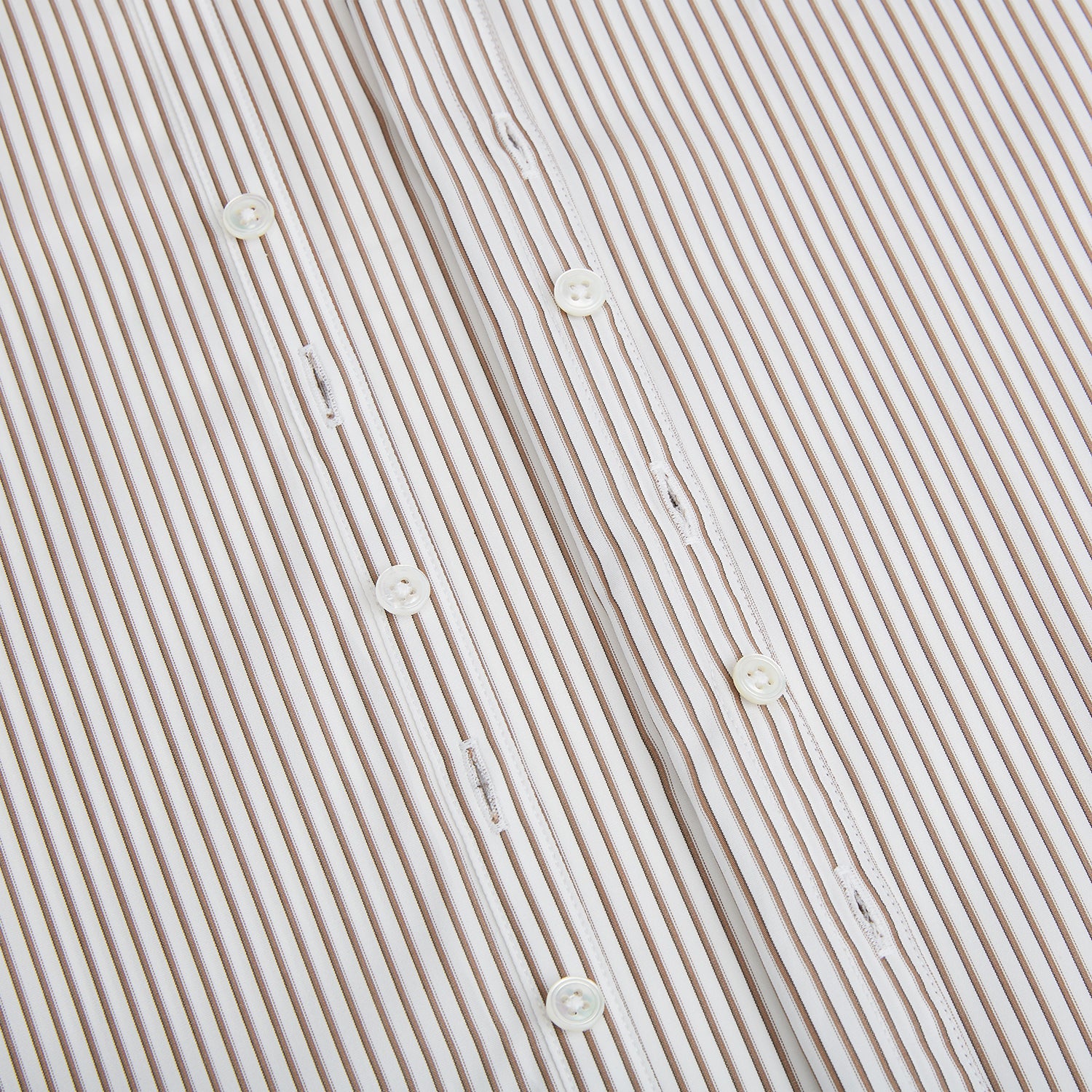 View 7 of product Coffee Multi Stripe Westminster Shirt