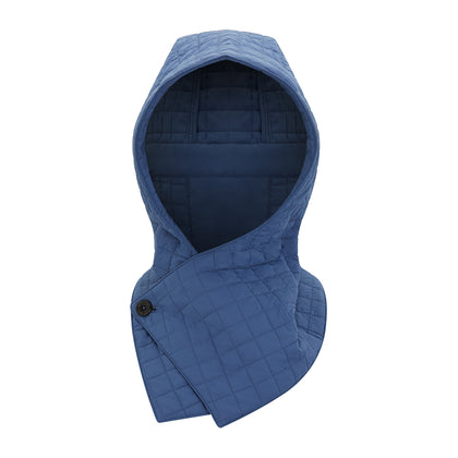 Azzurro Quilted Hood with Neck Warmer Image 6