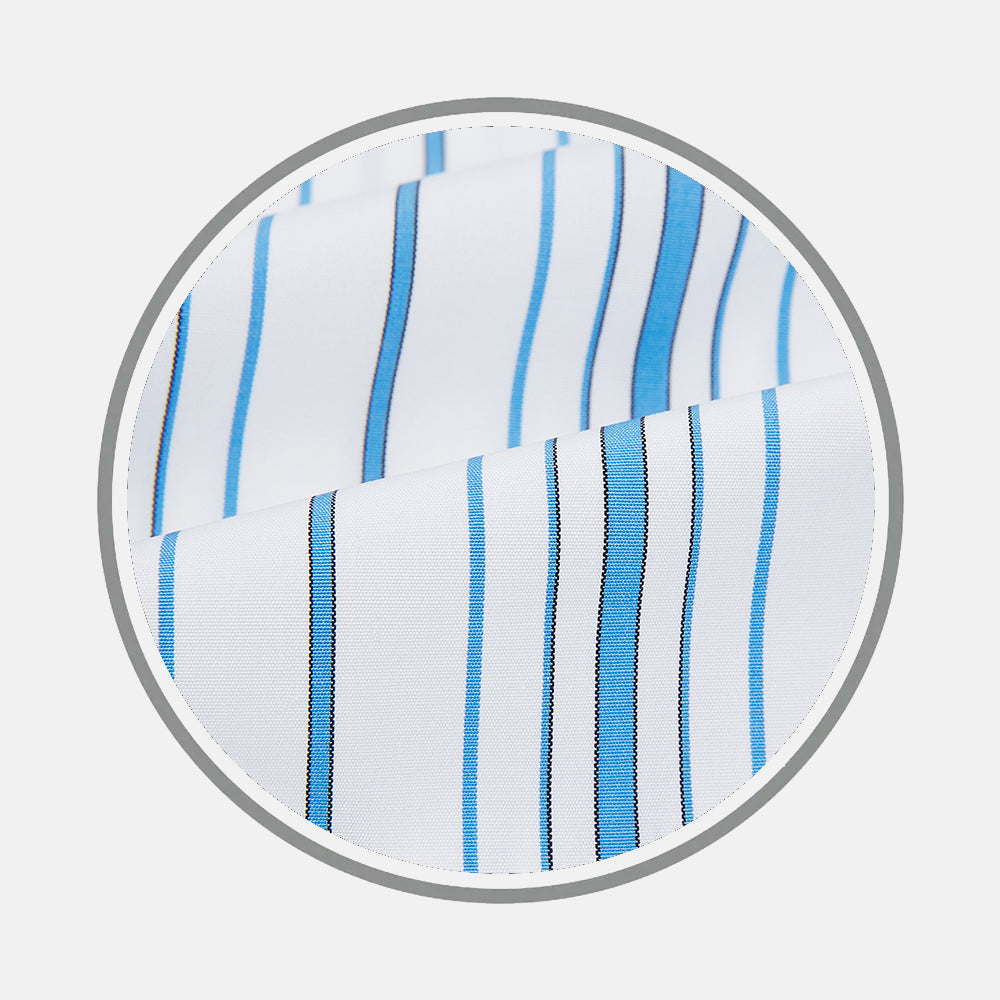 BLUE MULTI STRIPE FABRIC