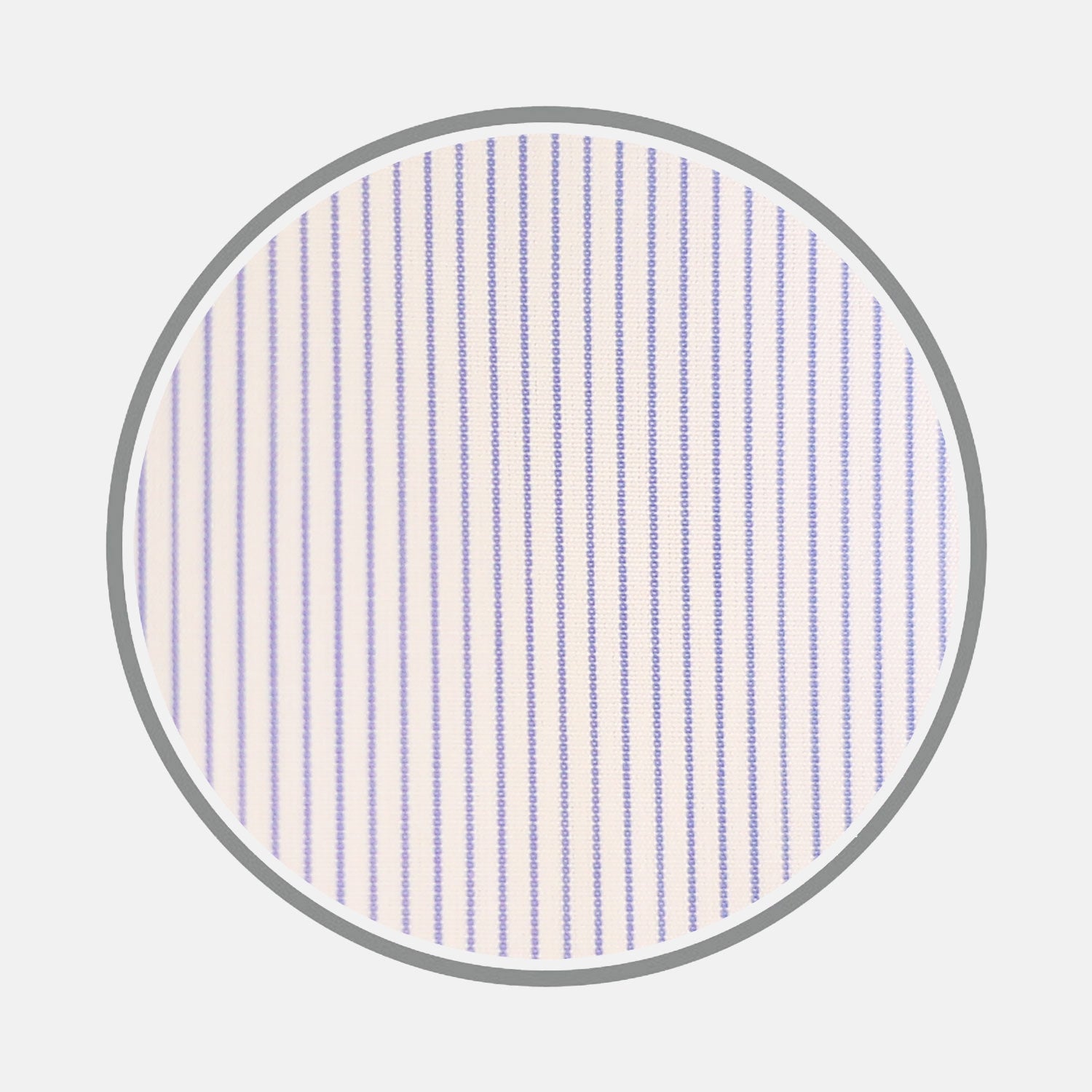 View 1 of product Blue and White Fine Stripe Cotton Fabric