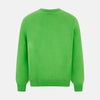 View 3 of product Lime Green Fine Merino V-Neck Jumper