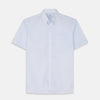 View 2 of product Pale Blue Stripe Cotton Fabric