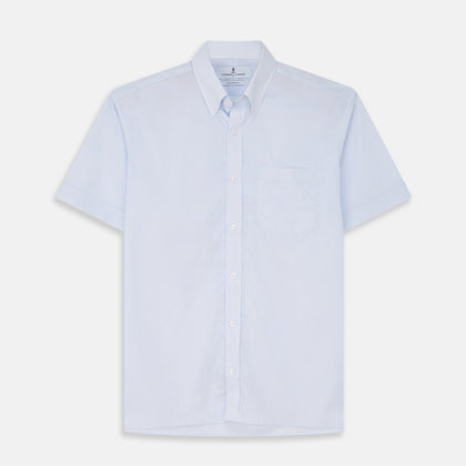 Pale Blue Stripe Cotton Fabric