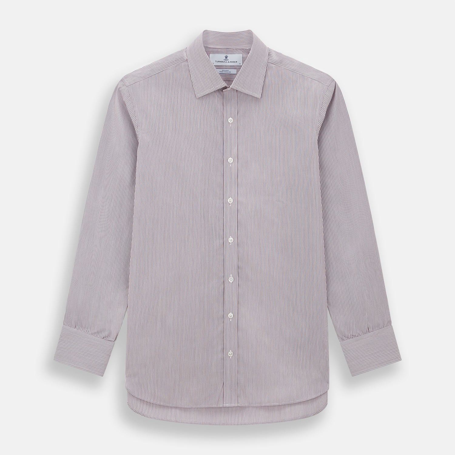 View 1 of product Red and Pink Ticking Stripe Mayfair Shirt