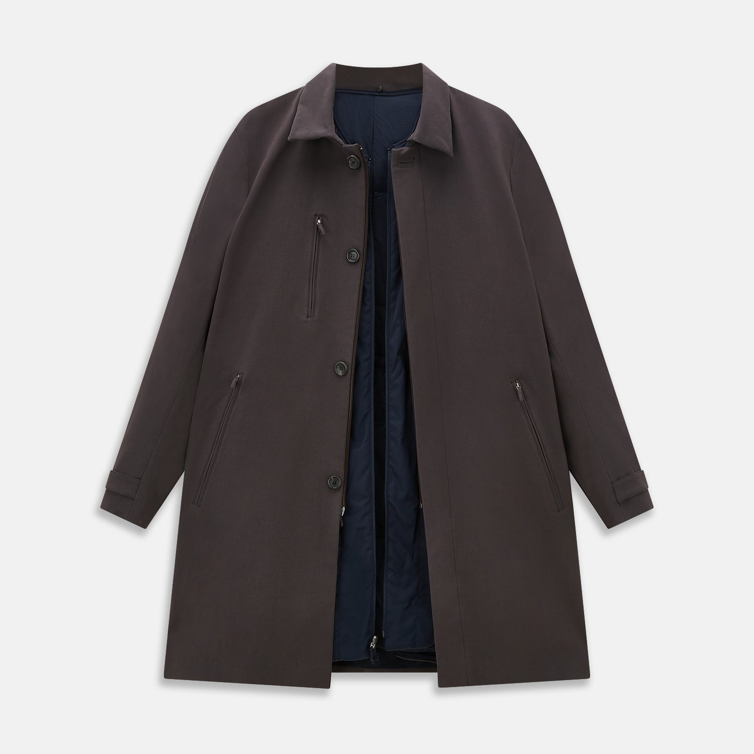 View 4 of product Dark Chocolate John Arthur Trench Coat