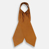 View 2 of product Navy and Orange Micro Dot Silk Cravat