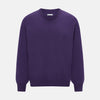View 1 of product Purple Cashmere Round Neck Jumper
