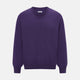 Purple Cashmere Round Neck Jumper