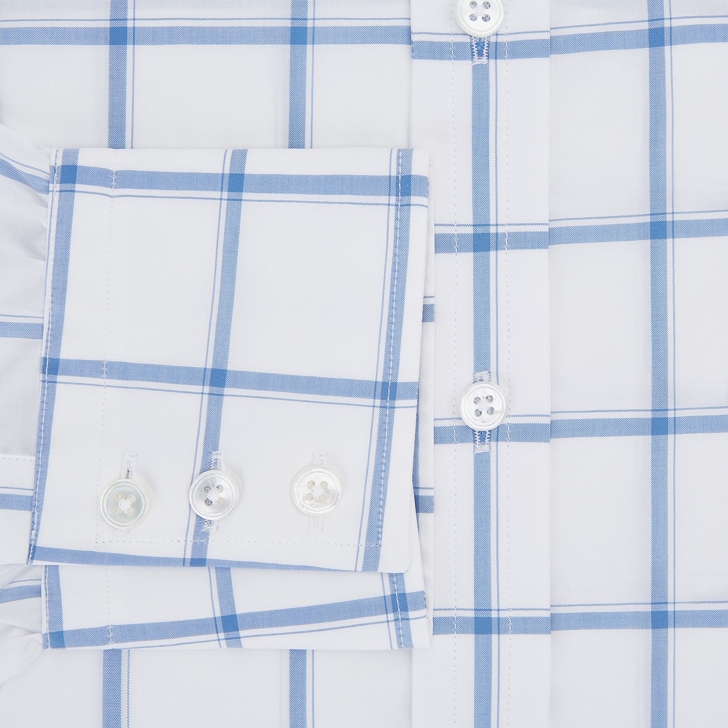 View 4 of product Colony Blue Grid Check Mayfair Shirt