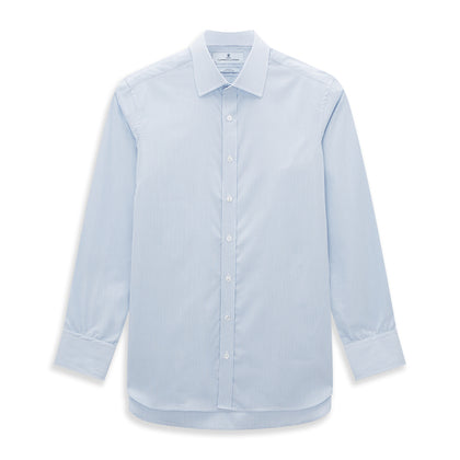 Sky Blue Hairline Multi Stripe Mayfair Shirt Image 6