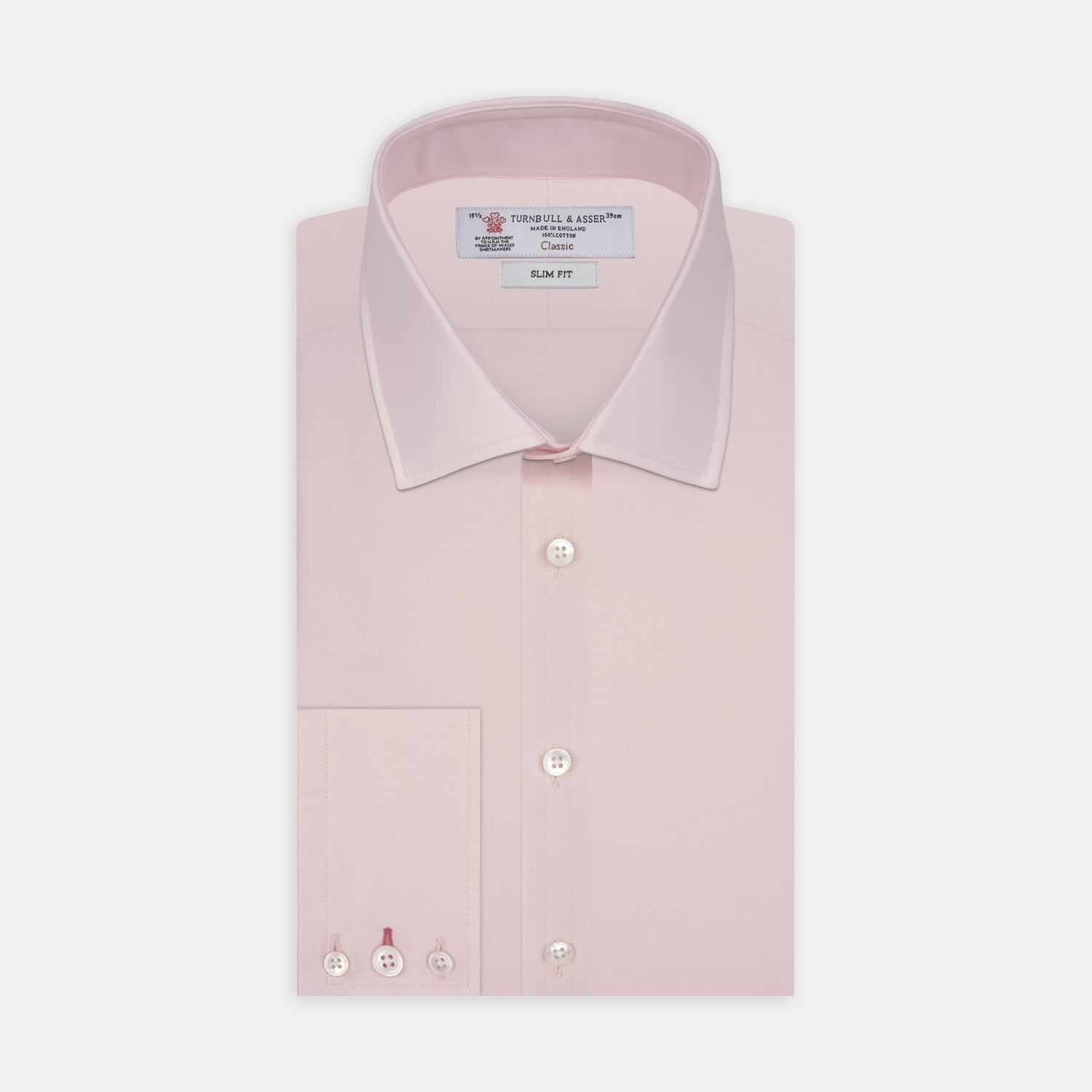 View 1 of product Pink Slim Fit Poplin Shirt