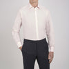 View 4 of product Pink Cotton Shirt with T&A Collar and Double Cuffs