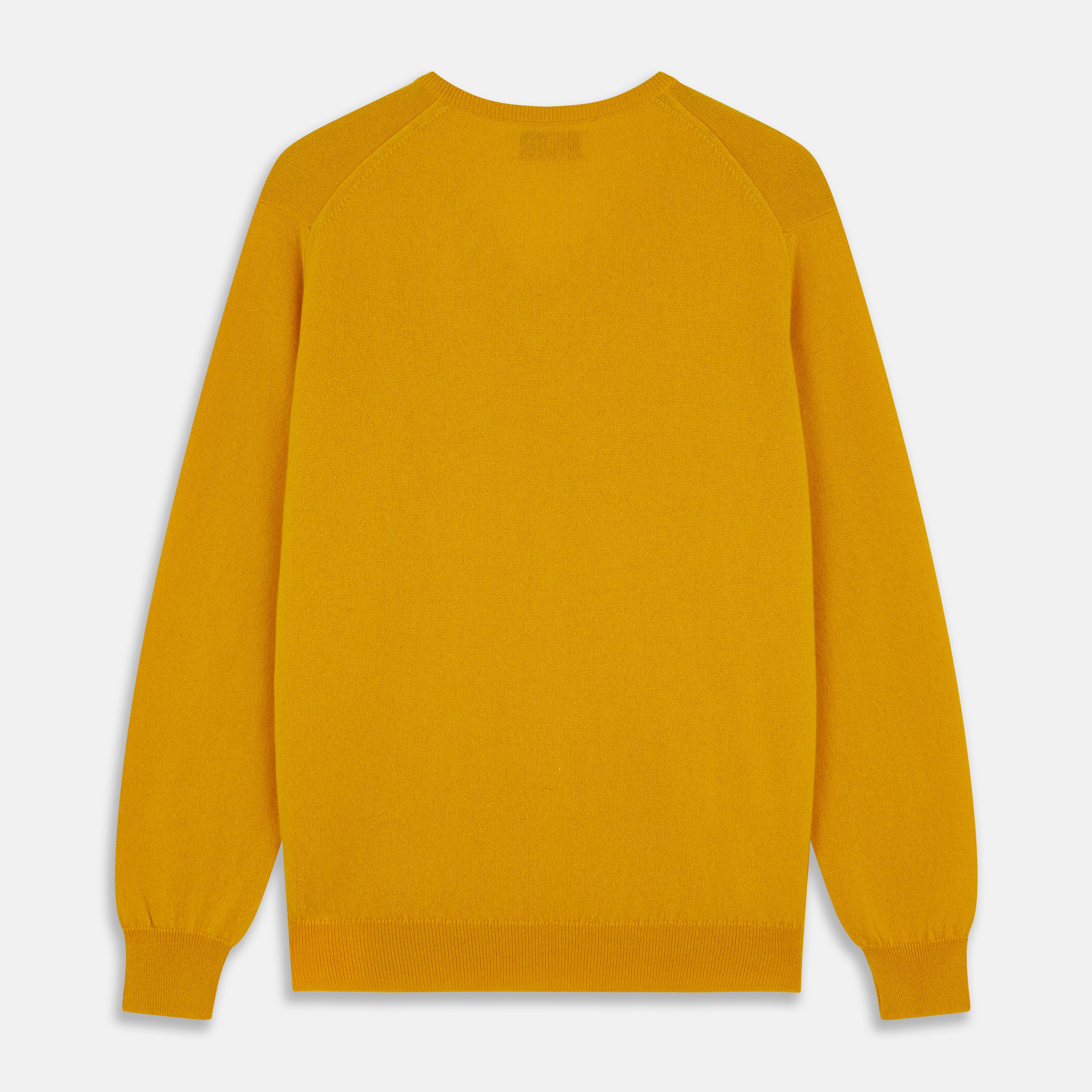 View 3 of product Gold Paden Cashmere V-Neck Jumper