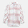 View 1 of product Dark Red Grid Check Mayfair Shirt