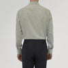 Grey Cashmere Blend Shirt with T&A Collar and 3-Button Cuffs