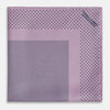 View 3 of product Lilac Dot Silk Pocket Square